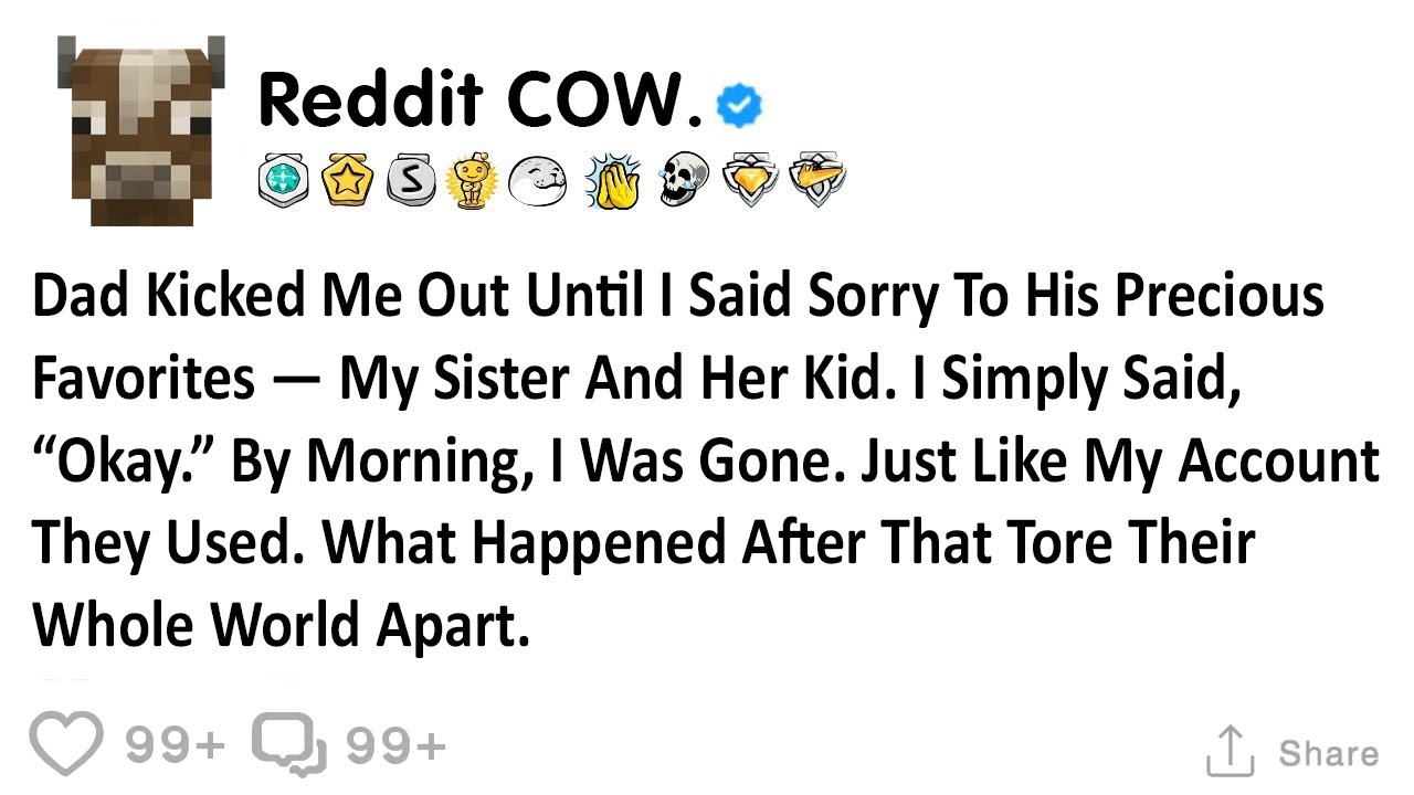 Папа выгнал меня из дома, пока я не извинилась перед его любимыми детьми — моей сестрой и её ребё...