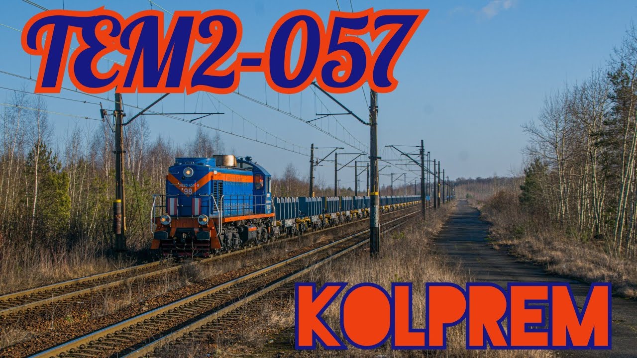 TEM2-057 KOLPREM z platformami | Dąbrowa Górnicza Towarowa