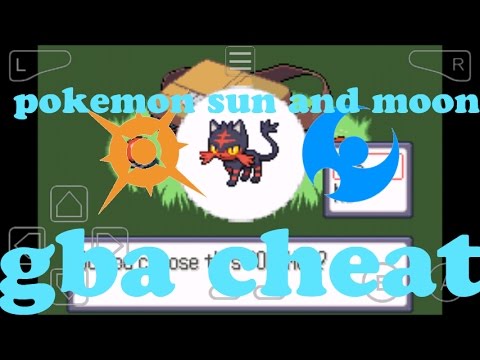 Pokemon Sun And Moon Gba Cheat Youtube