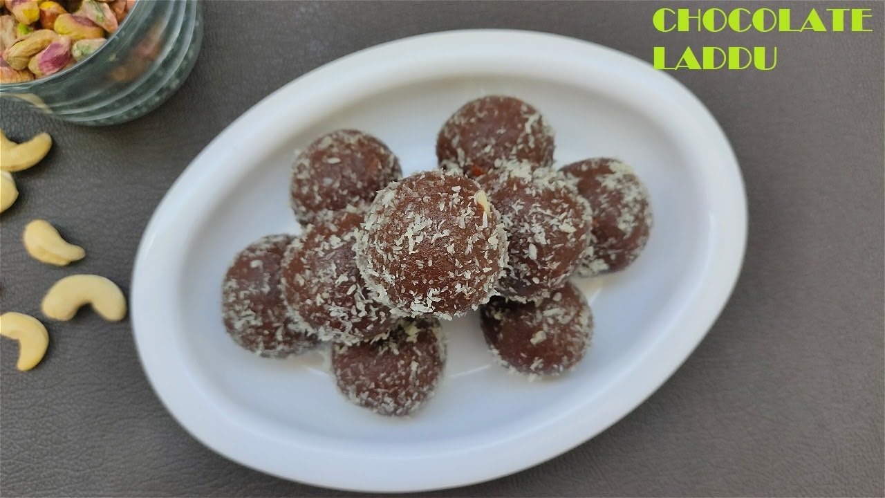 Quick & Easy Chocolate Laddu How To Make Chocolate Laddu Chocolate