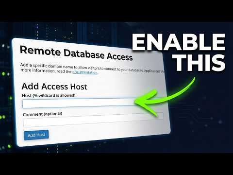 How to Allow MySQL Remote Connections in cPanel
