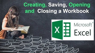 #02 Creating a workbook | Saving a workbook | Opening a workbook | Closing a workbook in MS Excel |