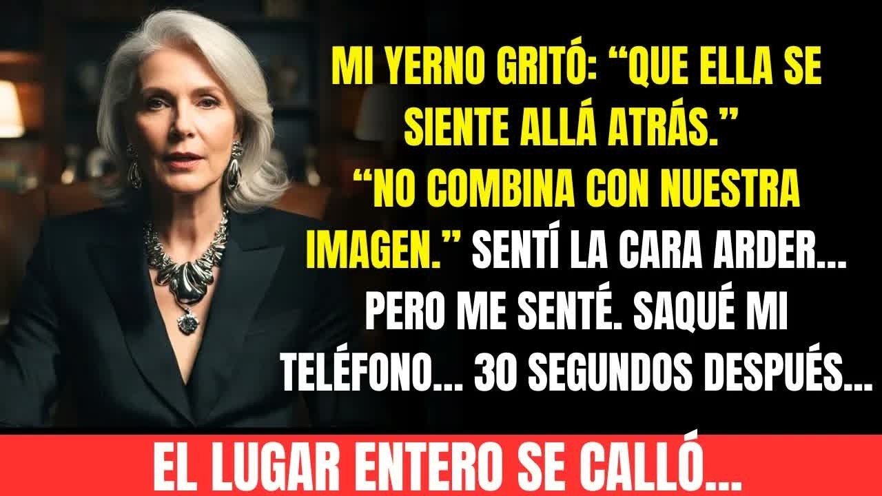 Mi yerno me humilló： “No combinas con nuestra imagen.” Marqué un número… y 30 minutos después…