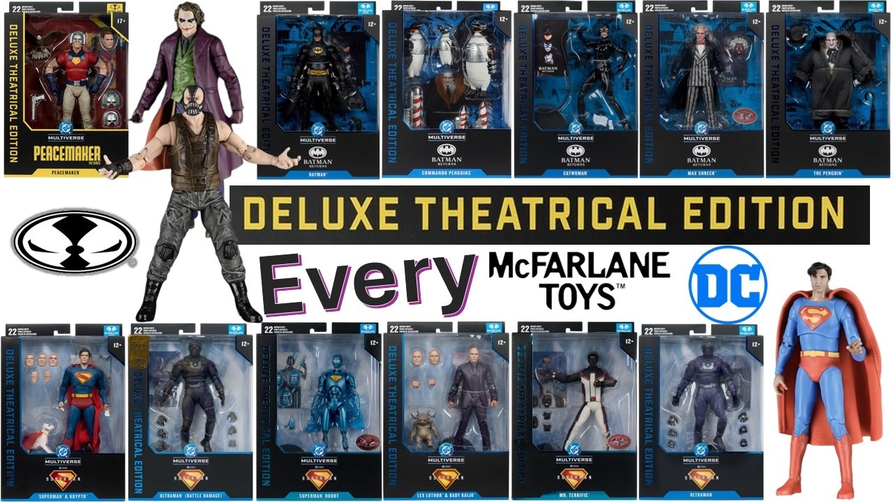 Every - Deluxe Theatrical Edition - DC Multiverse - Mcfarlane Toys Comparison List