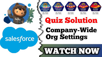 Company-Wide Org Settings | Salesforce Trailhead | Discover Multiple Currency Settings