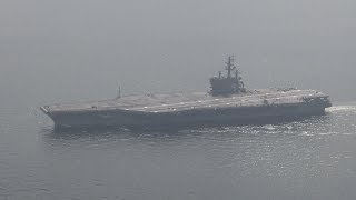 米原子力空母が横須賀出港 朝鮮半島近くに展開か