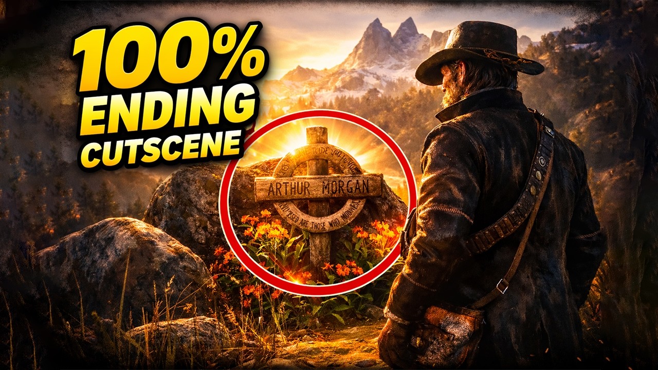 RDR2 100% Completion Cutscene Ending – The Final Scene After Completing ...