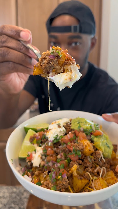 Soft Potato Taco Bowl | Quick and Easy Recipe #onestopchop