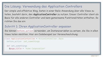Daten in Rails mit allen Views teilen