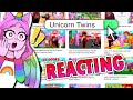 *REACTING* to OLD UNICORNTWINS Videos !! (Roblox)