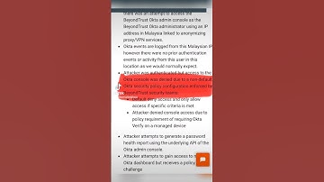 Okta, a major identity authentication provider, has been breached. Okta stock price took a nosedive!