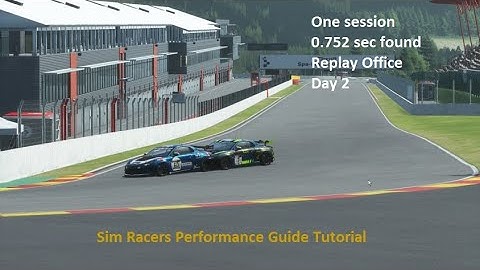 RFactor 2 Coaching Replay Office Performance Analysis day 2