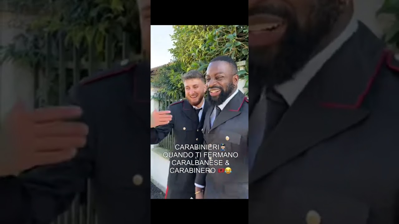 CARABINIERI:QUANDO TI FERMANO IL CARALBANESE E IL CARABINERO ASSIEME PARTE 2