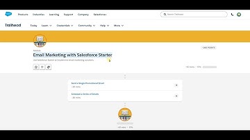 Email Marketing with Salesforce Starter || Salesforce Trailhead