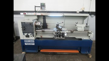 Milltronics Partner HML1660 16x60 Engine Lathe w Newall 2-Axis DRO, 3-Jaw Chuck, Collet Chuck & More