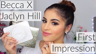 First Impression | Jaclyn Hill Champagne Collection Face Palette