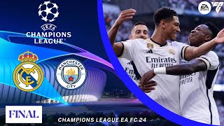 Gameplay - Real Madrid Vs Manchester City | Final da Champions League | EA FC 24 •