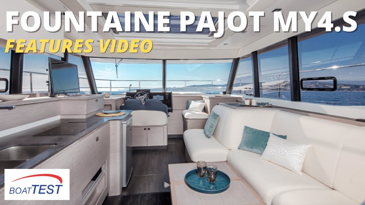 Fountaine Pajot MY4.S (2022) - Features Video by BoatTEST.com