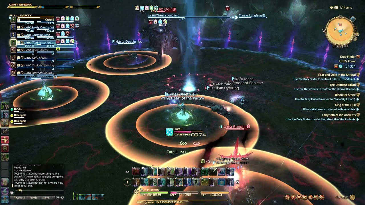 FFXIV Odin Boss Fight Fail