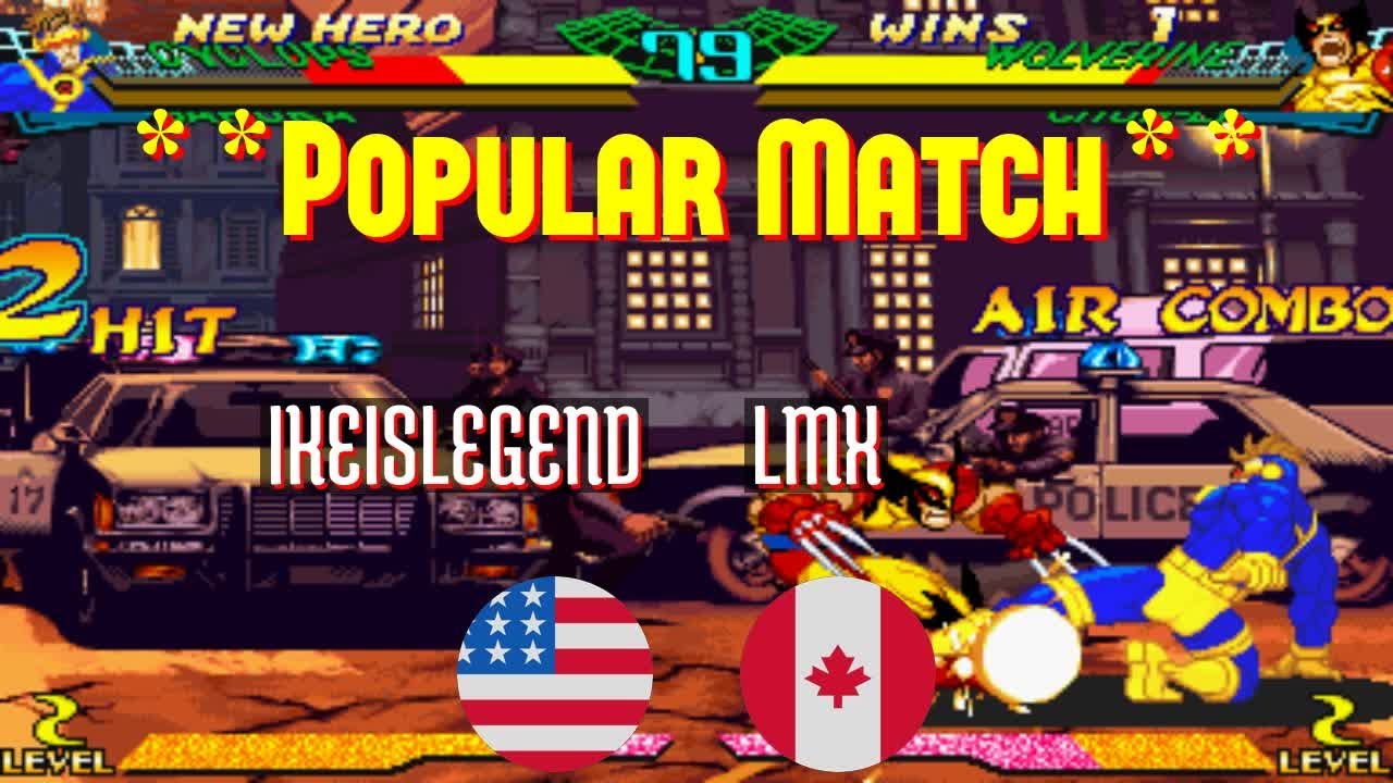 @mshvsf: IKEISLEGEND (US) vs LMX (CA) [Marvel Super Heroes vs Street Fighter Fightcade] Nov 25