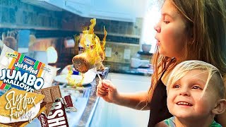KIDS DIY S'MORES EXPERIMENT!! | Slyfox Family