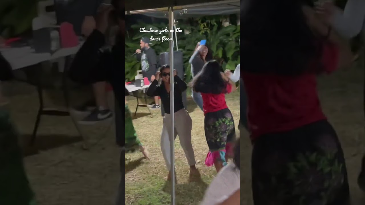 Chuukese girl’s on the dance floor