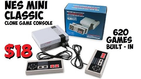 Mini NES Classic Clone (620 in Classic Built in Games) 8 Bit Retro Gaming Console for $18