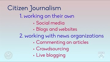Citizen Journalism