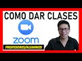 ZOOM PARA CLASES VIRTUALES (PROFESORES-ALUMNOS)