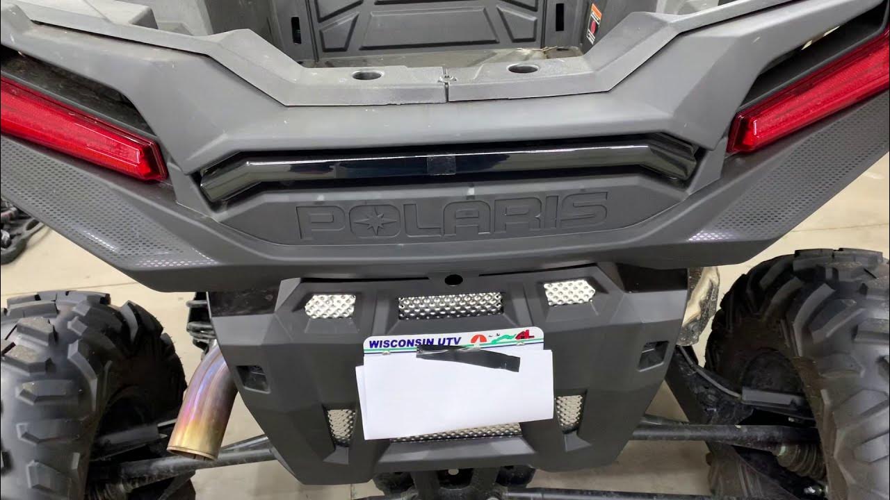 Polaris Rzr License Plate Install Location YouTube