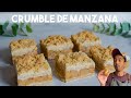 Así se hace el CRUMBLE de manzana mas fácil del mundo