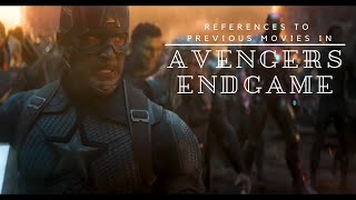 References to Previous Movies in Endgame (*Updated Version*)