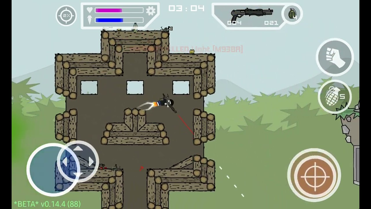 Mini Militia High Tower Gameplay || Infinity Cat