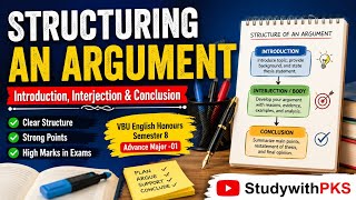 Structuring an Argument | Introduction, Interjection & Conclusion | VBU Eng Honours Sem 8 Adv Mj-01
