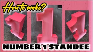 How To Make Styrofoam Standee Tutorial