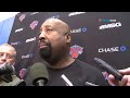 New York Knicks Head Coach Mike Woodson speaks to the media