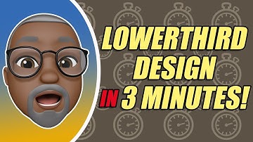 Create Lower Thirds with Keynote- FAST! Easy Tutorial