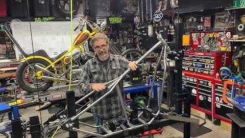 Scratch Built Custom Chopper Frame Part 4 - Bending Tubing