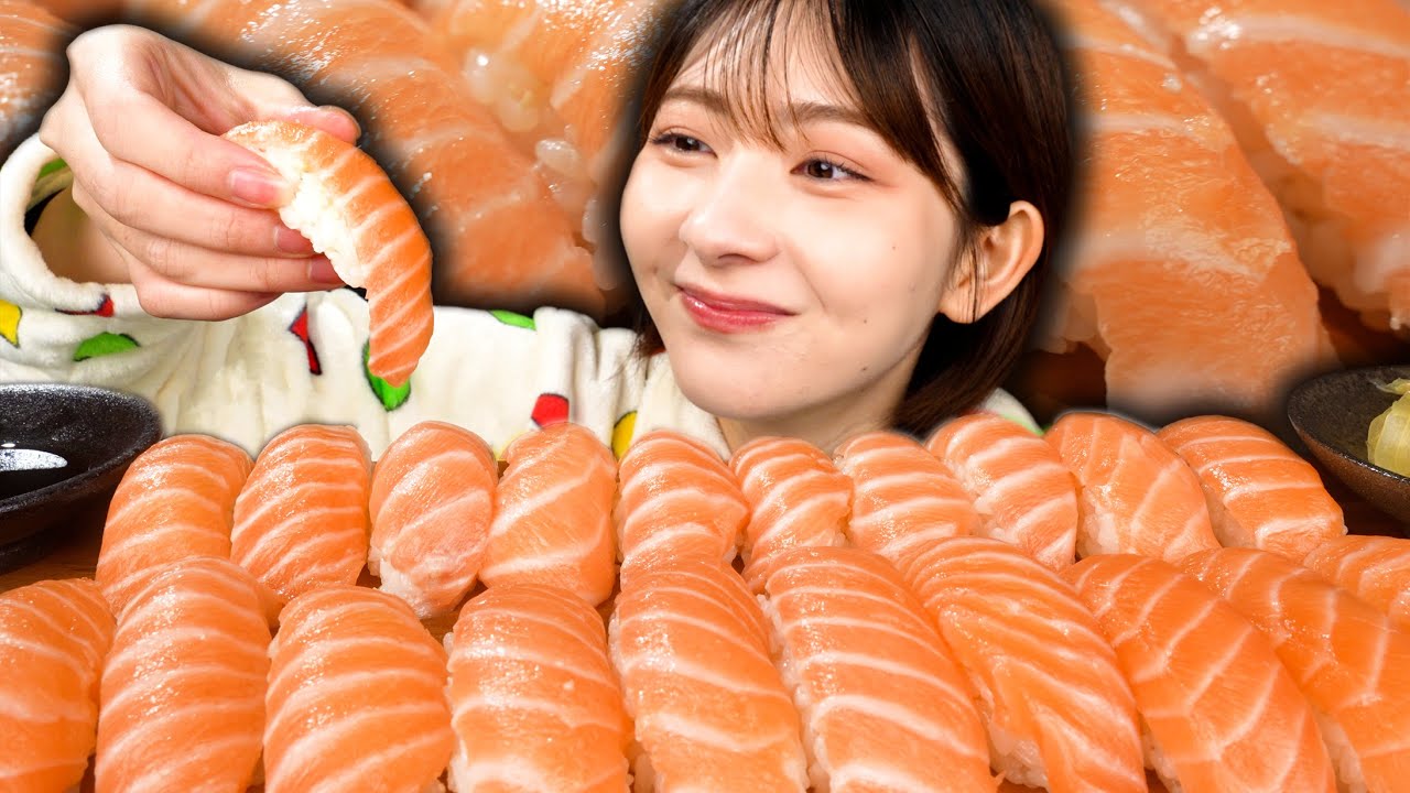 とろけるサーモン寿司🍣