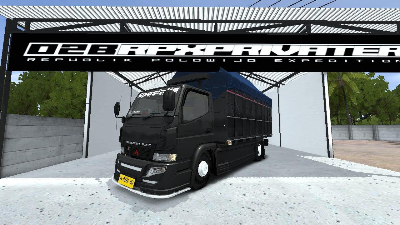 SHARE MOD || TRUK CANTER FARI$ JAYA ABADI BY ALF MOD$ || Mod bussid terbaru‼️