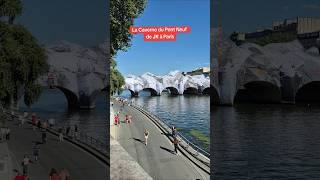 JR transforme le Pont-Neuf en caverne géante 🤯 Impressionnant à voir !