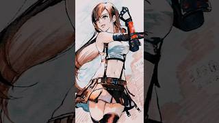 Tifa Lockhart Fun Draw #tifa #shorts