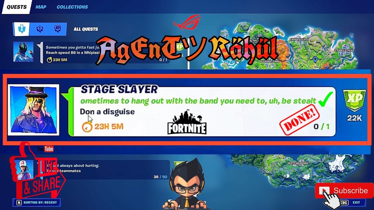 Don a disguise quest location & How to complete Don a disguise (Fortnite Chapter 2 Season 6 Quests)