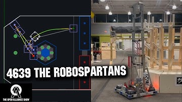4639 The RoboSpartans | Robot Subsystem Demo | Choreo Paths | FRC 2025 REEFSCAPE Open Alliance