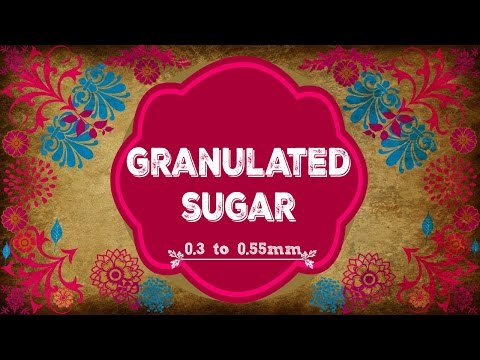 Video: Hvad er forskellen mellem granuleret sukker og sukker?