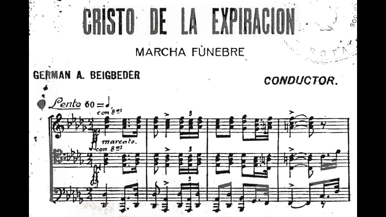 Cristo de la Expiración (Germán Álvarez Beigbeder) - Partitura