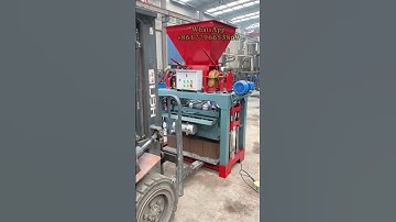 Electric semiautomatic hollow concrete bricks production line Concrete machine Block making machine