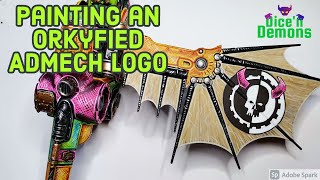 Painting an Orkyfied AdMech Logo
In this video, I show how I paint an orkyfied Adeptus Mechanicus logo on my looted Archaeopter for Warhammer 40000. Painting an Orkyfied AdMech Logo