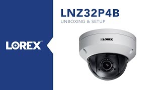 Unboxing and setup of pan tilt zoom camera model LNZ32P4 screenshot 1