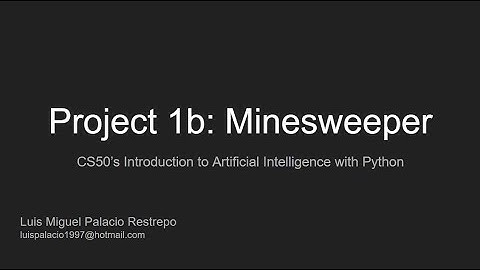Project 1b: Minesweeper - CS50